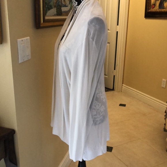 💫 Diktons Barcelona Classic drape collar, open front long-sleeved Knit Cardigan - Picture 2 of 12